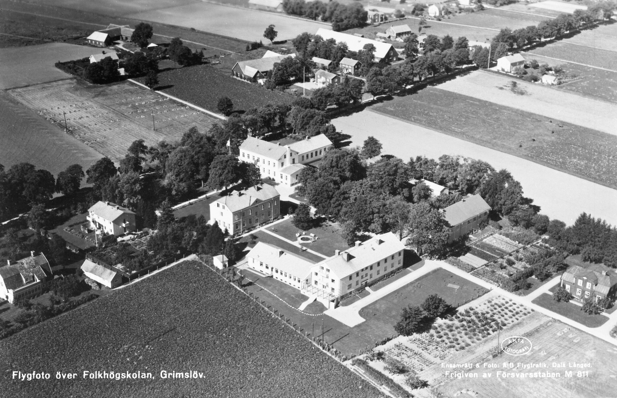 Grimslövs folkhögskola grundades 1876.