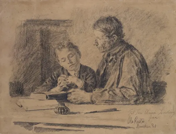 Bibellesning [Tegning]