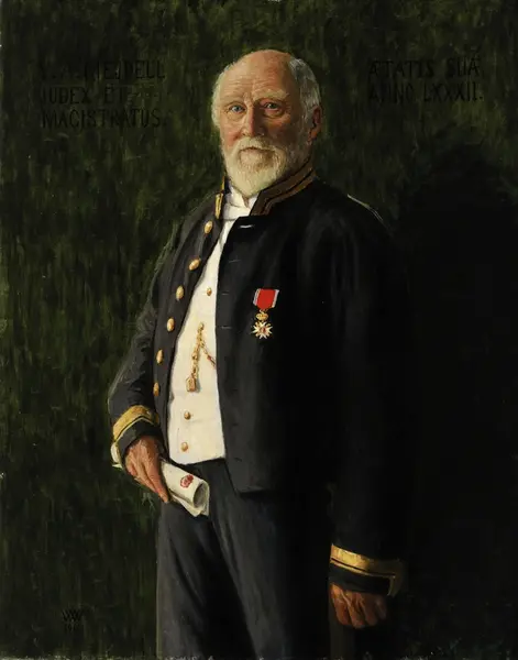 Portrett av Sorenskriver V. A. Mejdell [Maleri]
