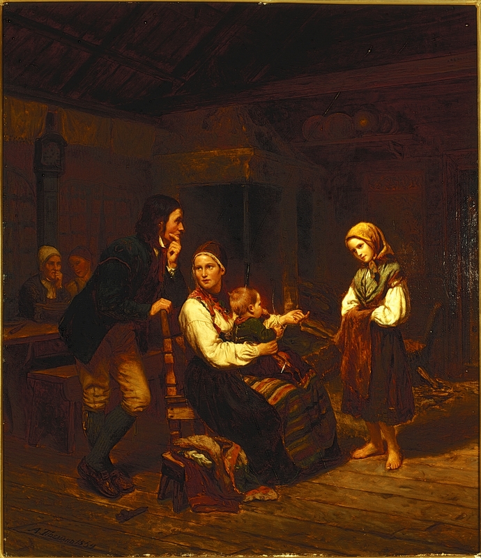 Den foreldreløse [Maleri]