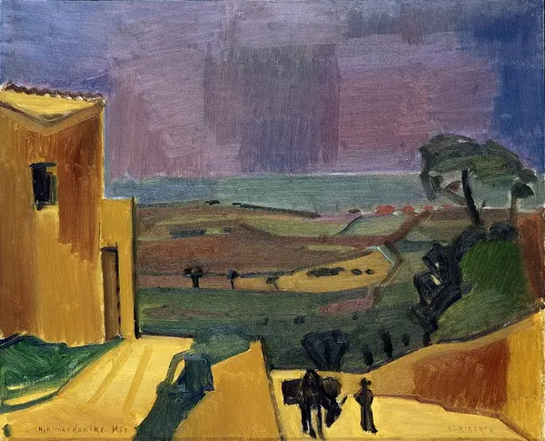 Scirocco, evening in Sicilia [Maleri]