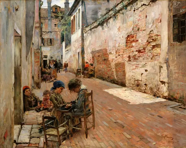 Gate i Venezia [Maleri]