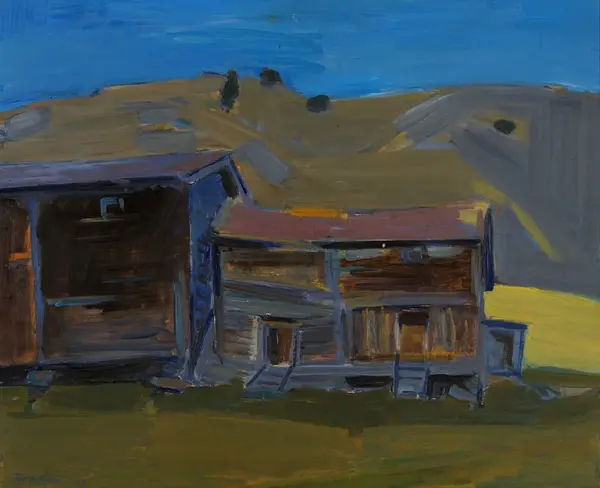 Augustkveld i Vågå [Maleri]