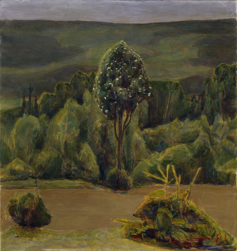 Rogn i regn [Maleri]