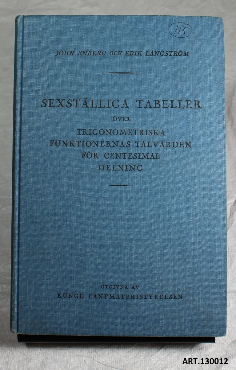 Utarbetad av Jan Engberg, Vice kommissionslantmätare och Erik Långström, Överlantmätare
Utgiven av Kungliga lantmäteristyrelsen 1937