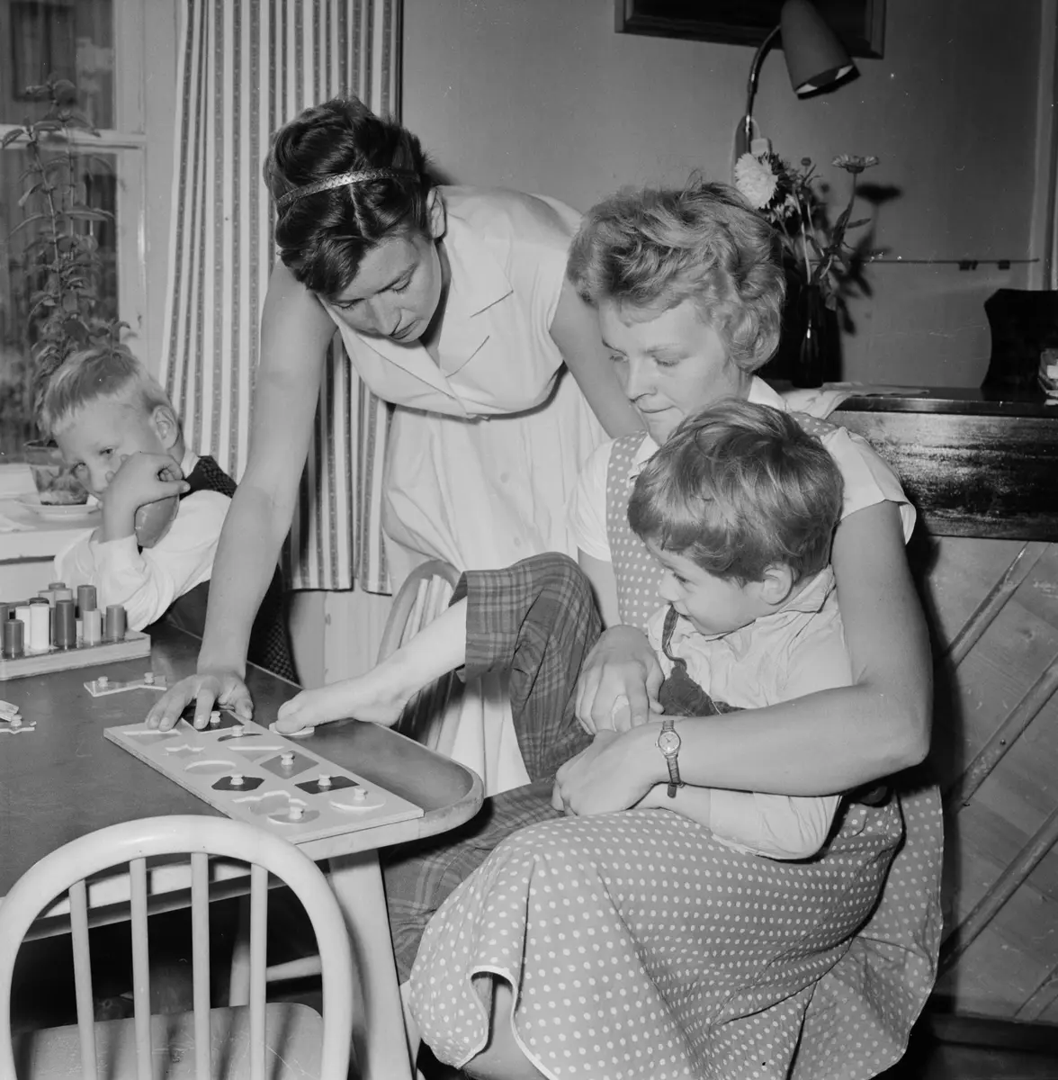 Hem för barn med funktionsnedsättning, Slottsgränd, Uppsala 1958 ...