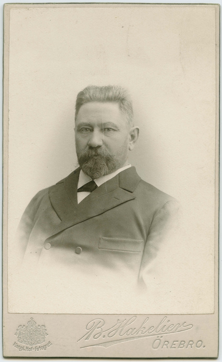 Porträtt på E. A. Eriksson i Avesta.