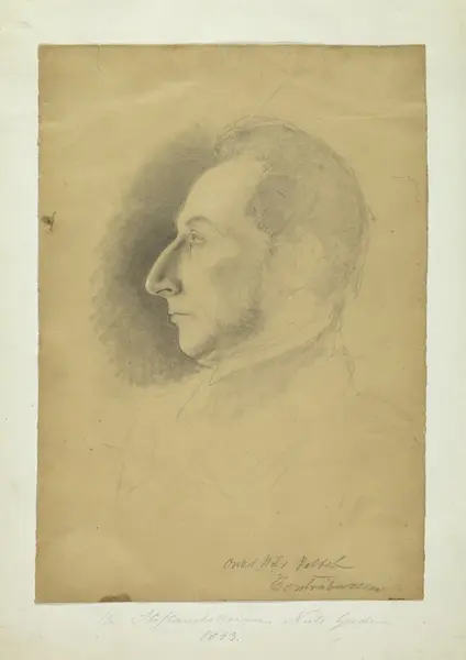 Nils Gude. 1843 [Tegning]