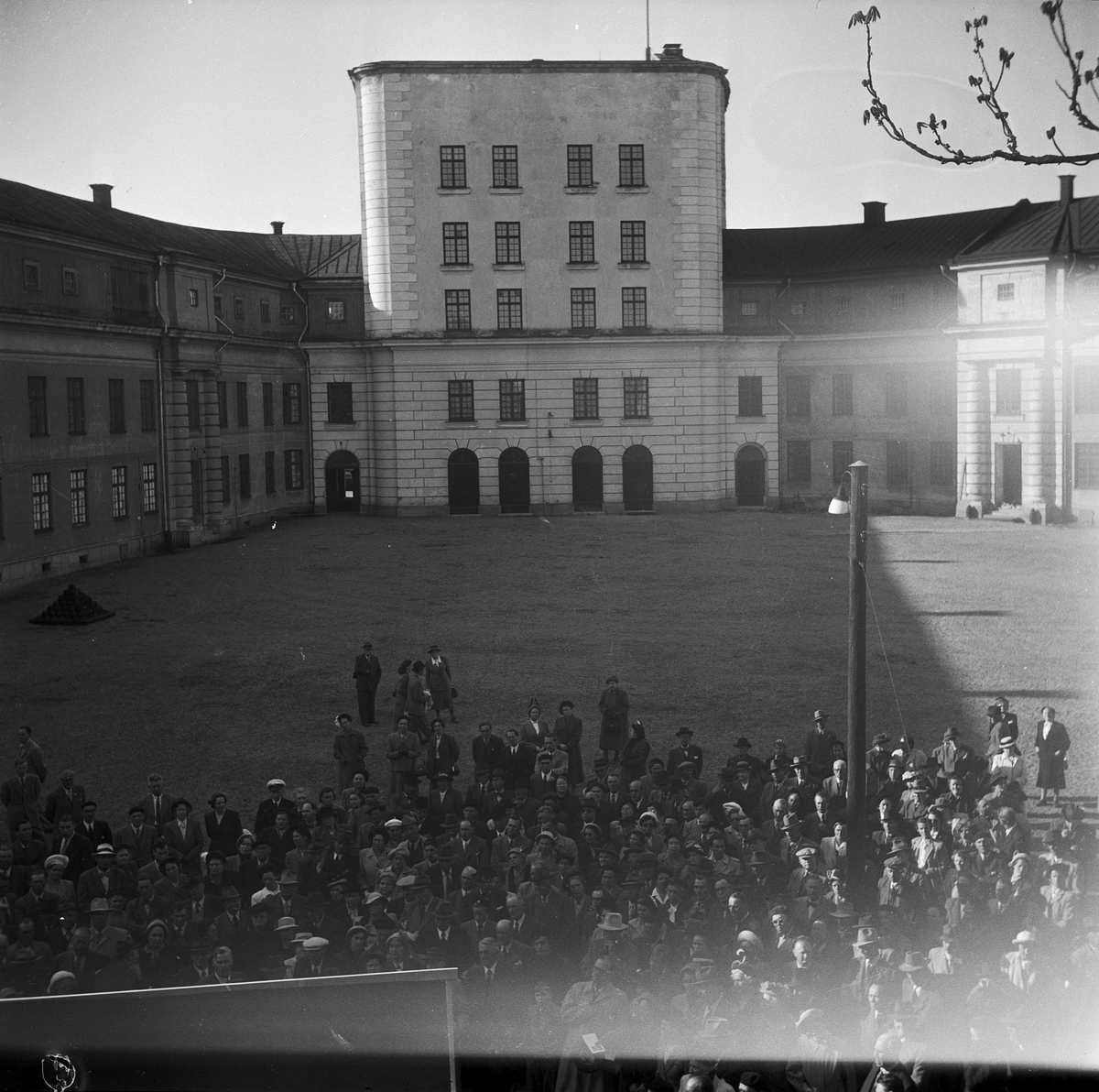 Fornminnesföreningen, utflykt till Vaxholm, Uppland 1951