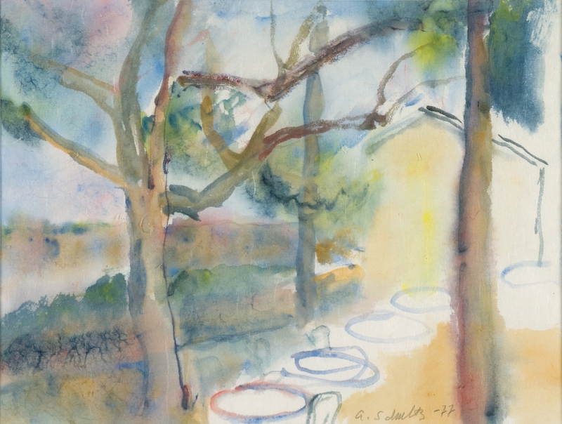 Sommerdag [Akvarell]