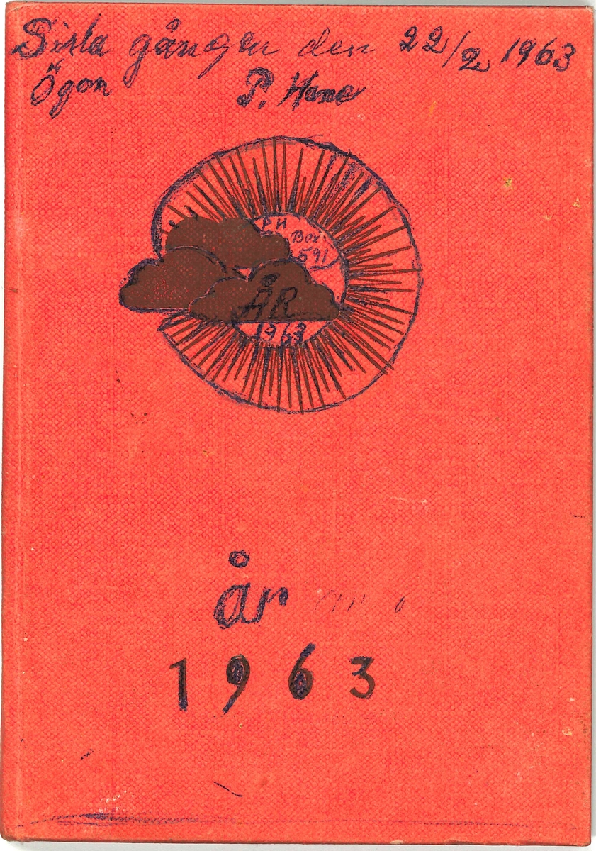 Dagbok efter Kerstin Hane i Norra Gröntuv år 1963