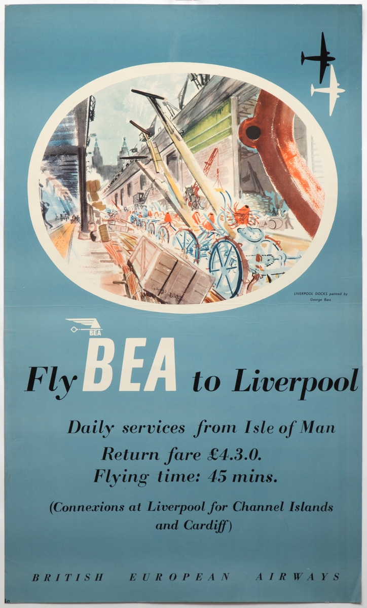 Fly BEA to Liverpool [Reklameplakat]