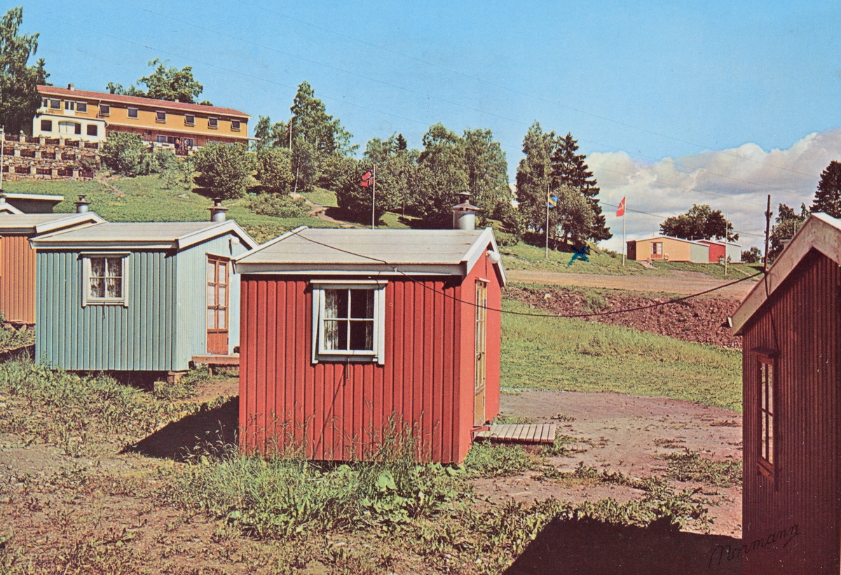 Postkort, Hamar, Hedmarktoppen friluftsrestaurant og Sportsstua, Campinghytter, Motell og Camping,