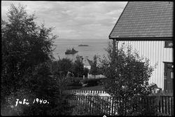 Tyske krigsskip på fjorden