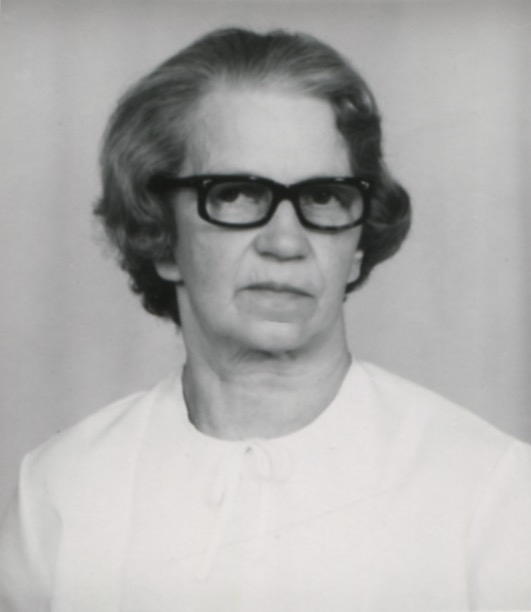 Ateljéporträtt av Ingeborg Johansson (1901 - 1987, född Gustafsson), Kållered Stom "Nygård" okänt årtal. Gift med John Johansson.