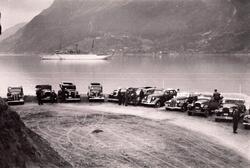 Turkjøring til Sognefjellet i 1938 fra tysk turistskip