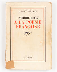 Maulnier, T.: Introduction a la poésie francaise