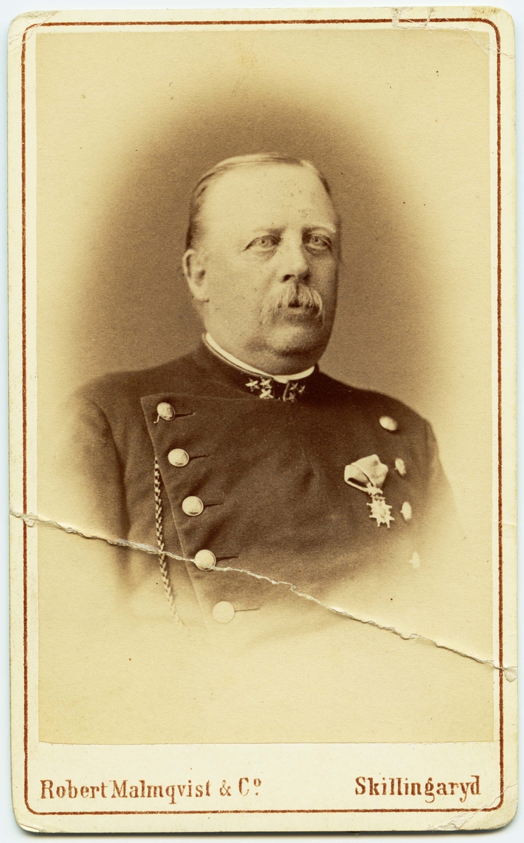 Porträtt på Sten Charles Emil Hjalmar von Heland.