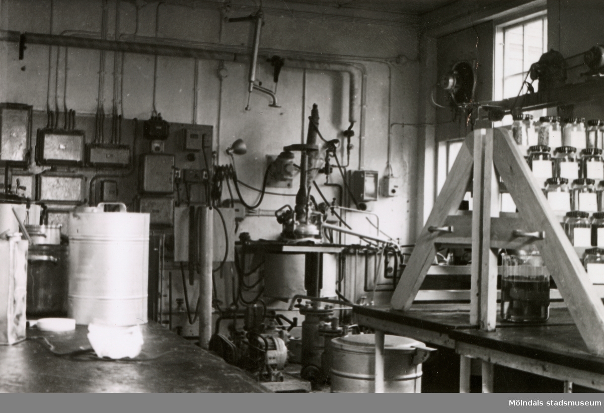 SOAB R21 oljelaboratorium 1960-tal.