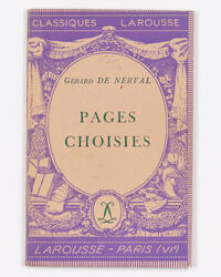 Nerval, G.d.: Pages Choisies