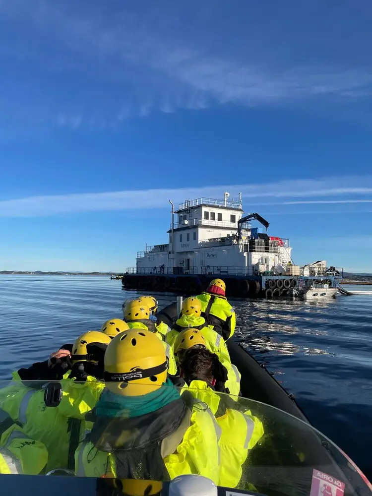 Gruppen nærmer seg havbruksflåten