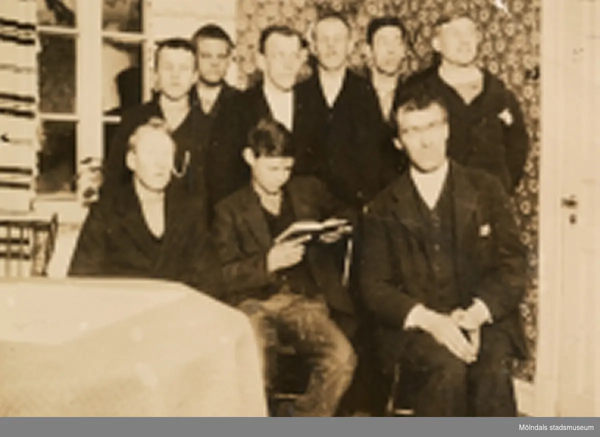 Elever från arbetshemmet, Stretered år 1923.