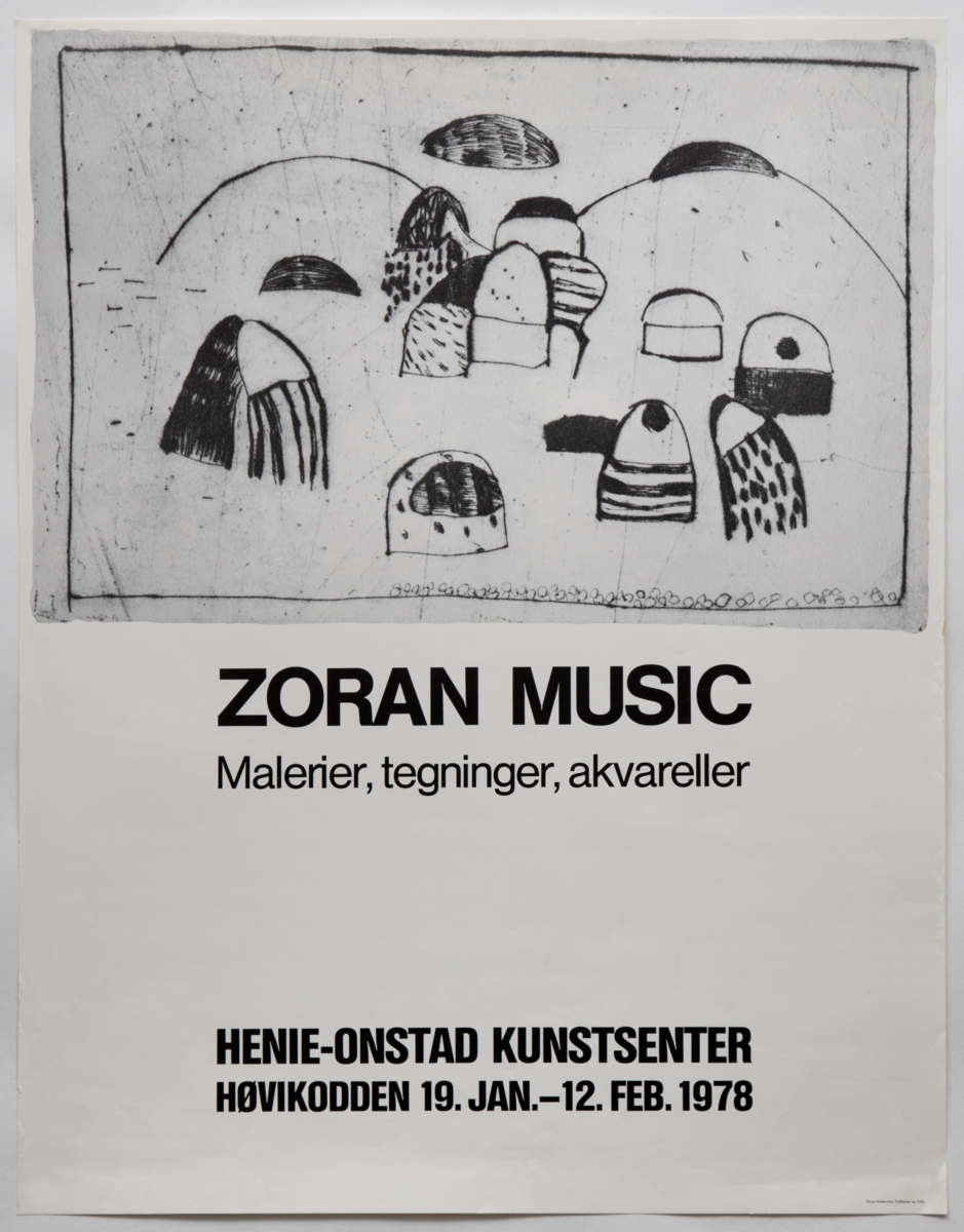Zoran Music [Utstillingsplakat]