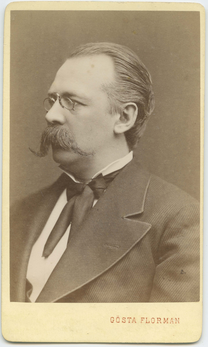 Porträtt på Major Fredrik Kugelberg född år 1839.