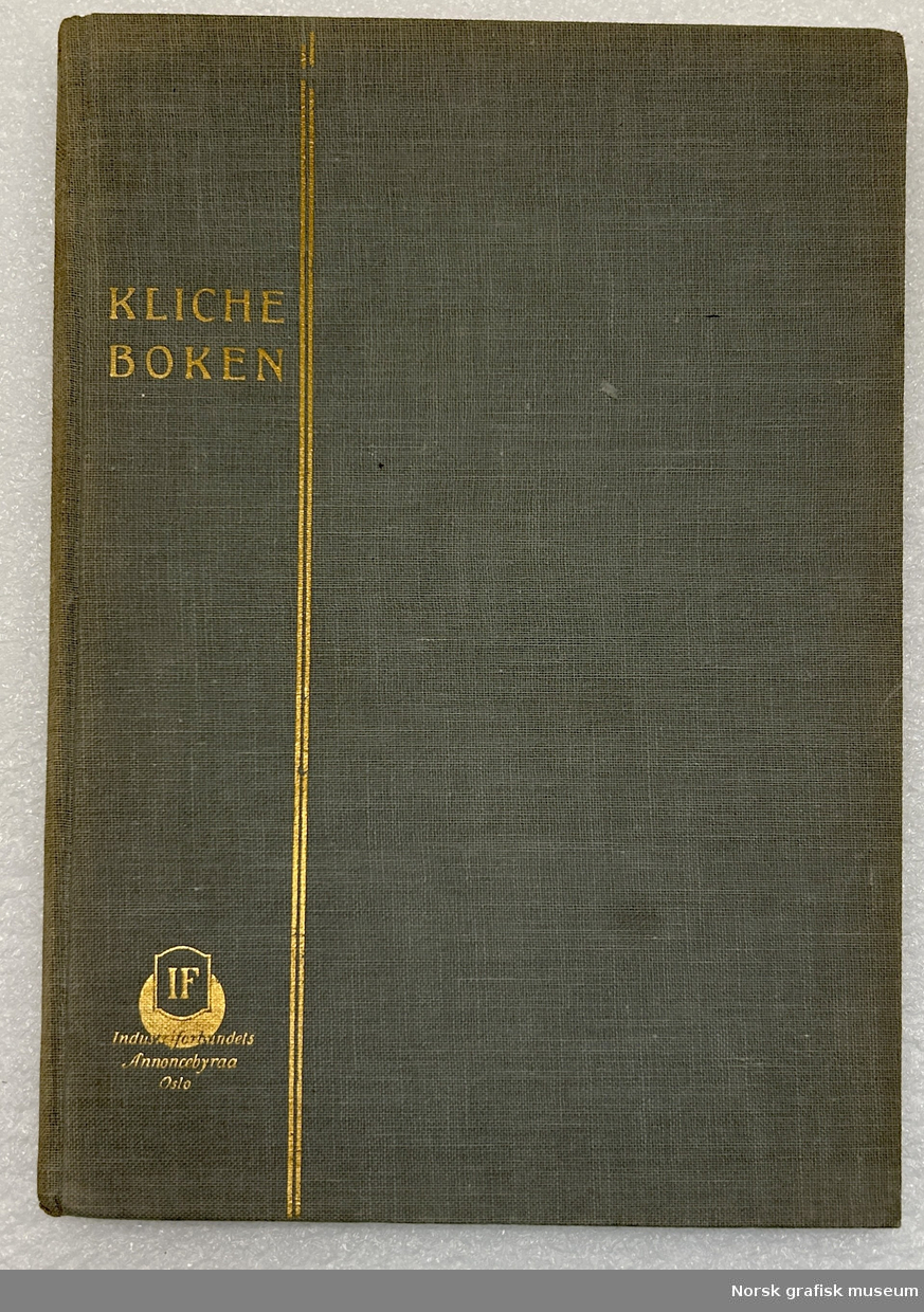 Klicheboken, en kort illustreret fremstillig om fabrikation og bruk av klicheer. Utgitt av Industriforbundets Annoncebyraa. 
Kølbelske Bok- og Kunsttrykkeri, Oslo 1927