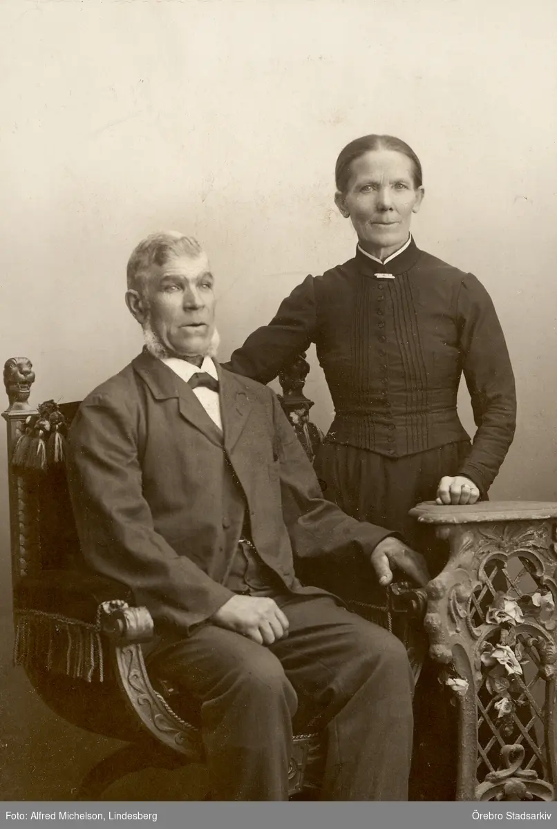 Carl Jansson med hustru.

Carl Jansson