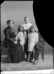 Fotograf Alf Schrøder med familie