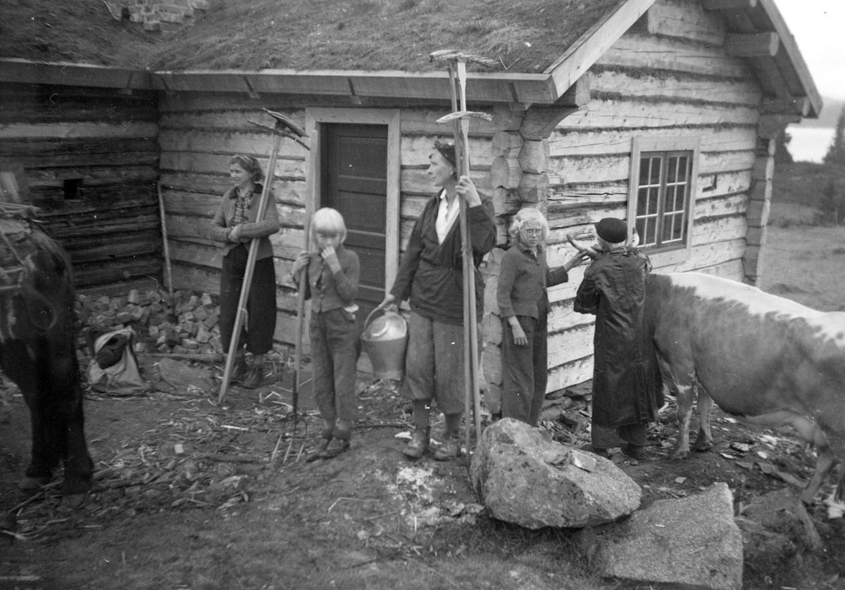 Bilde viser barndomsbilder fra Jonsjord ca 1926

Fotosamling etter Øystein O. Jonsjords (1895-1968), Tinn.