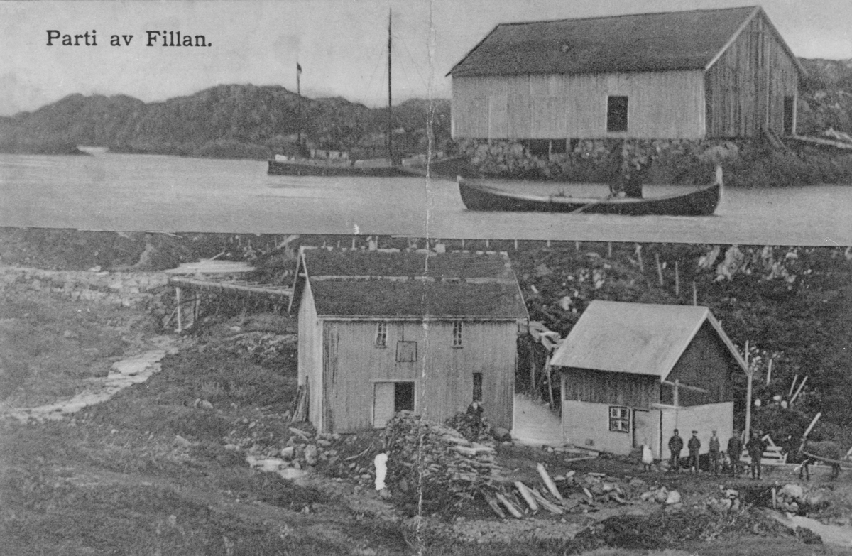 "Øren Guano" fabrikk da den sto på Øren, Fjellværsøy.