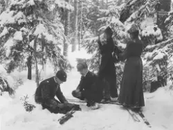 Prot: Skitur - Rypesekken aapnes 25/2 1906