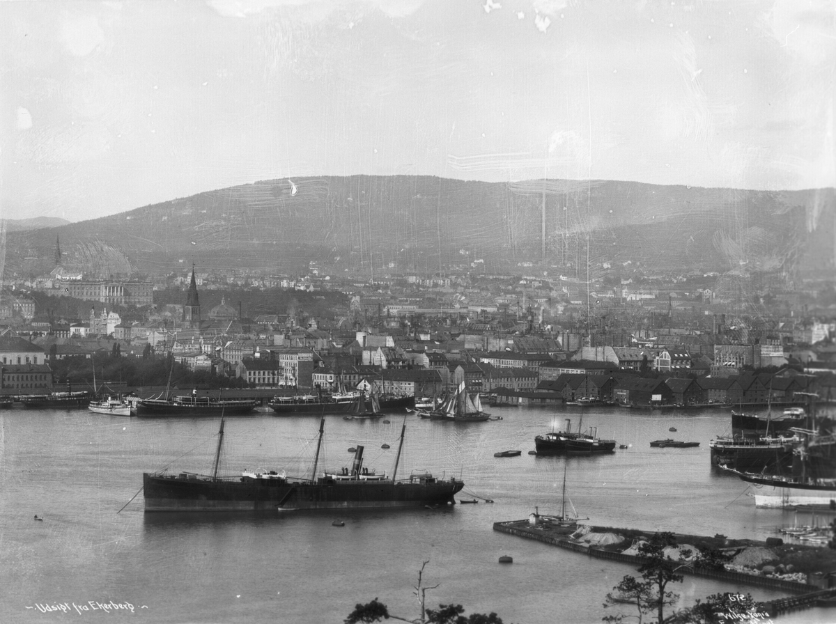 Byen fra Ekeberg Sep 1902