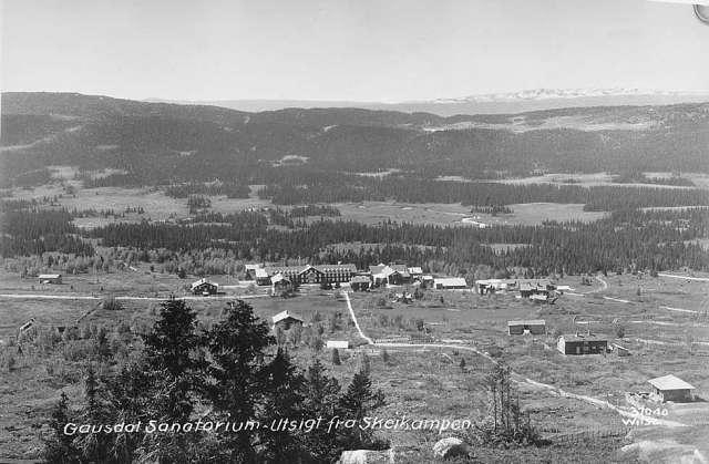 Prot: Gudbrandsdal, Gausdal sanatorium fra Skjeidkampen