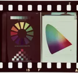 Fargesirkel, prøvebilde i Anscofilm tatt for å sammenligning