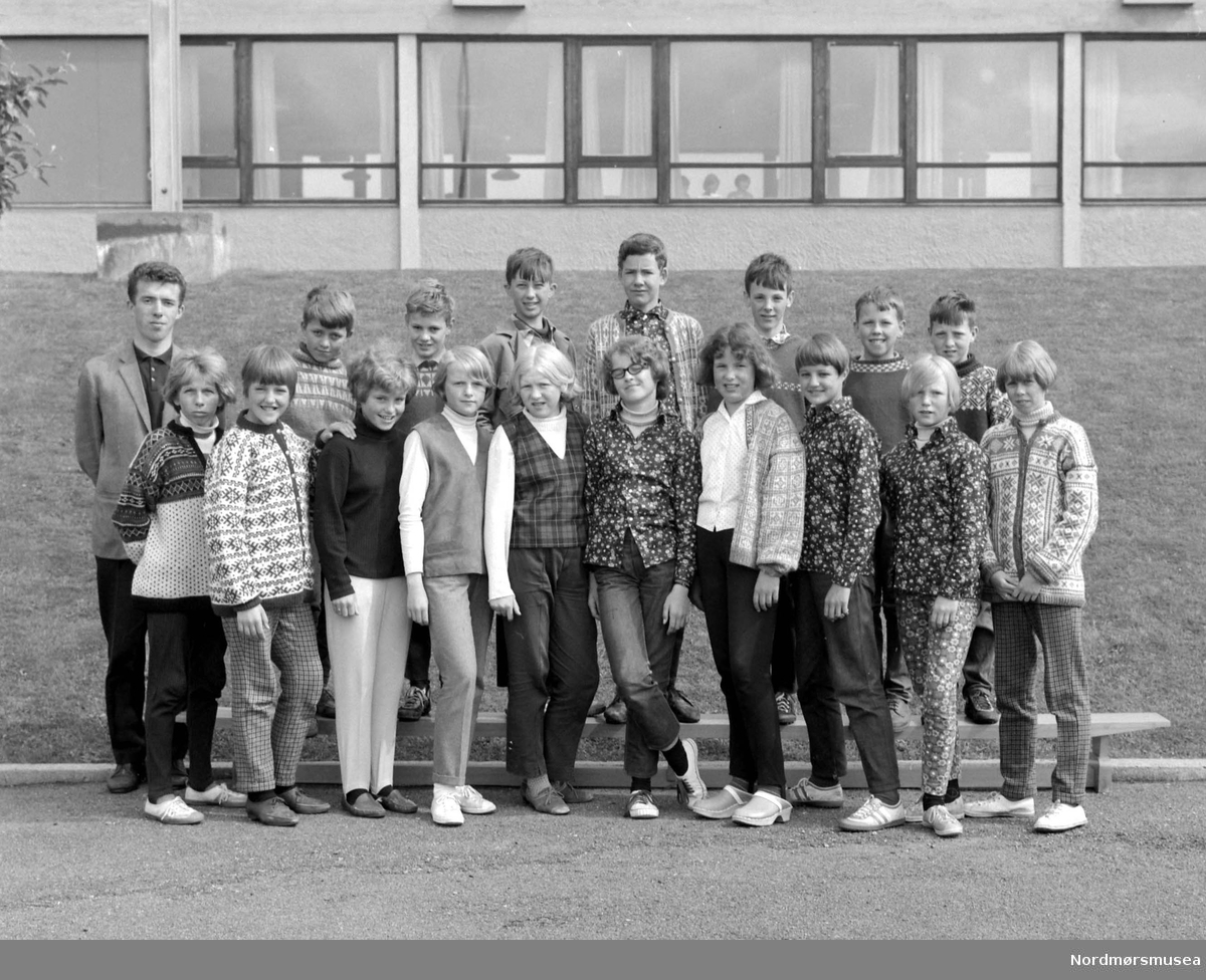 6. klasse i 1967, ved Innlandet skole i Kristiansund.