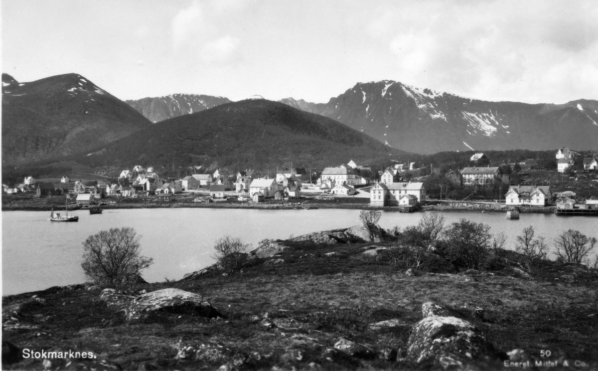 Stokmarknes, sett fra Børøya
