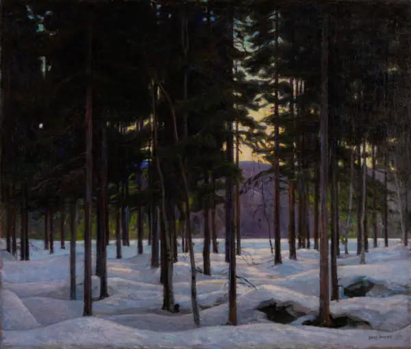 Skogsinteriør [Maleri]