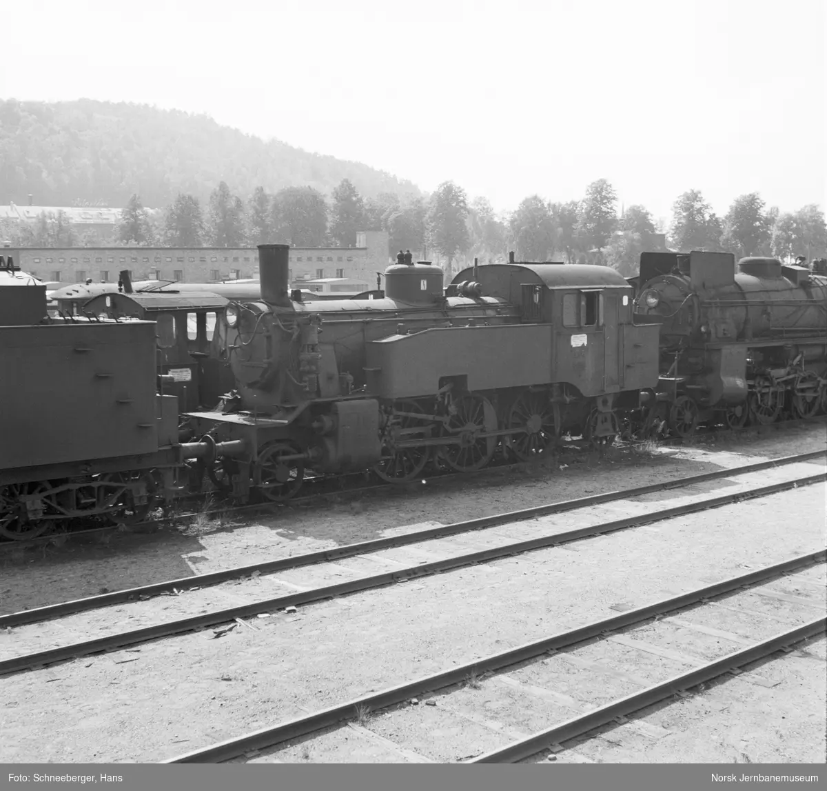 Utrangert damplokomotiv type 32a nr. 286 i Lodalen i Oslo