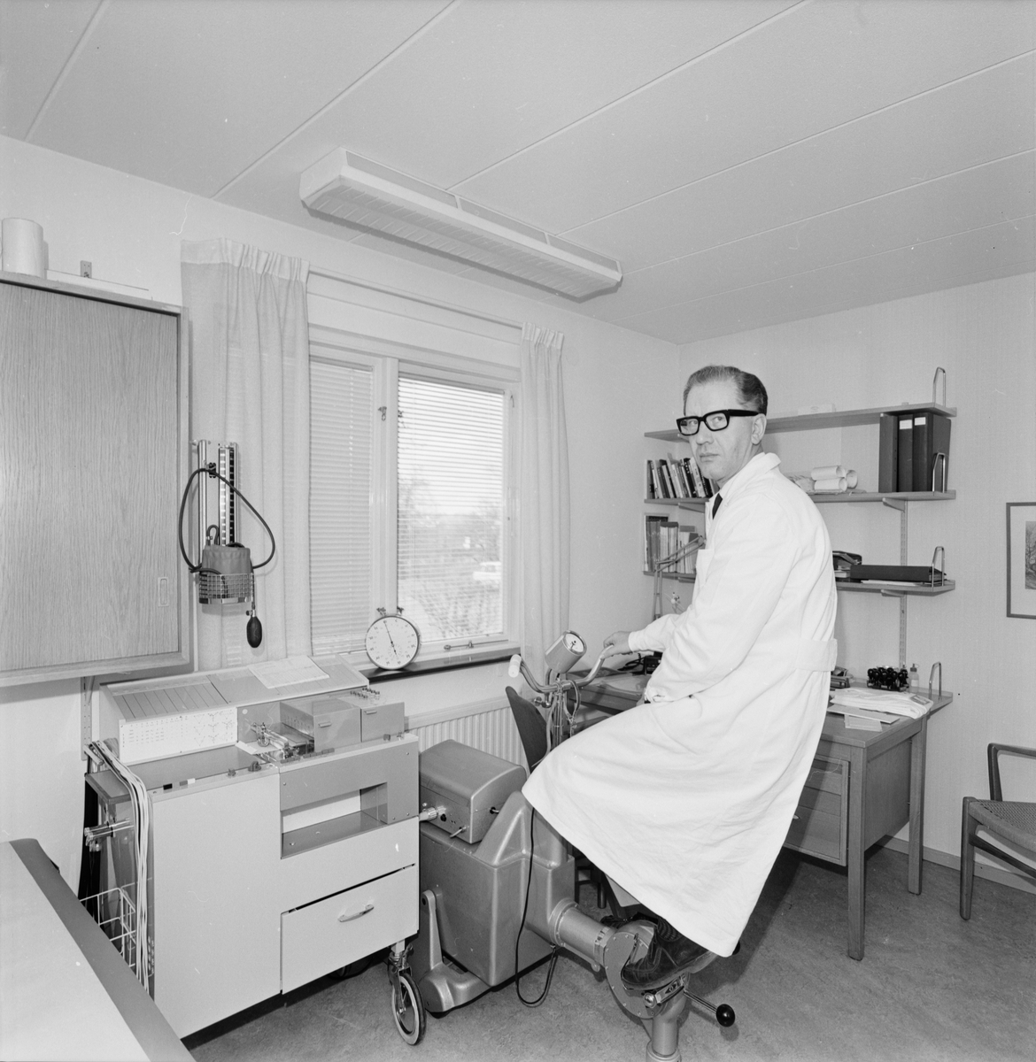 Överläkare Herman Hedqvist vid rehabiliteringscentralen, Akademiska sjukhuset