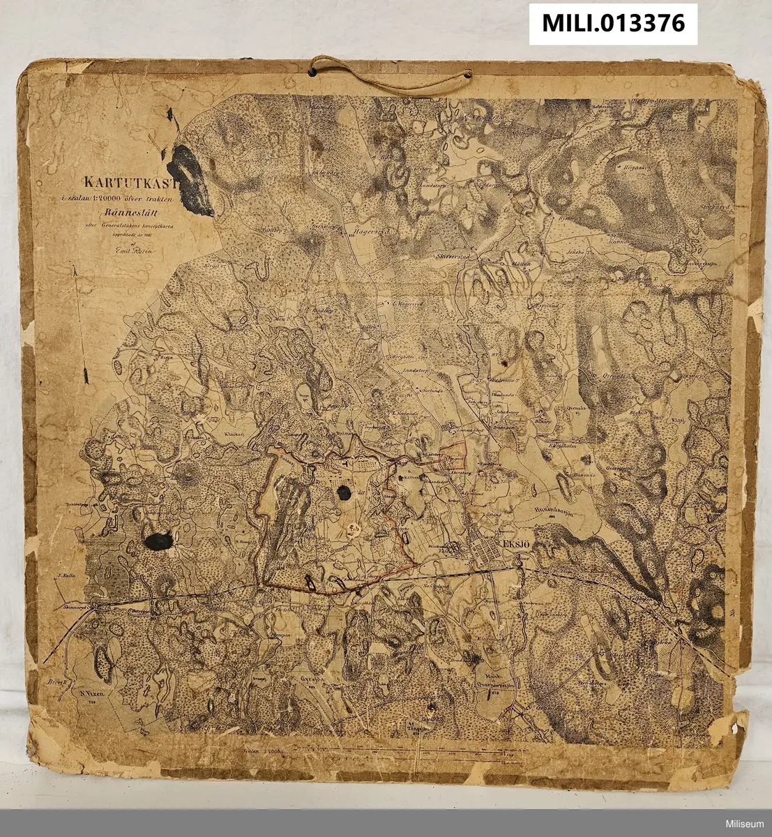 Karta - Miliseum / DigitaltMuseum