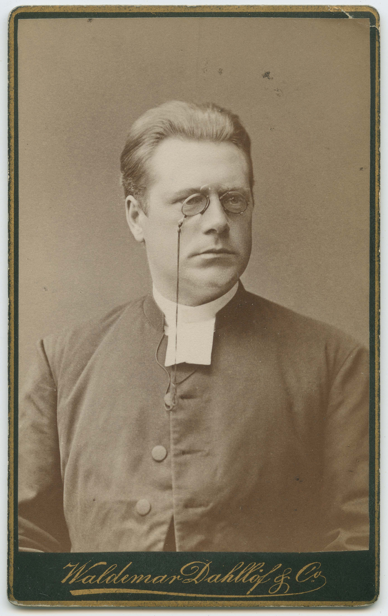 Porträtt på Anders Melin gått i skolan i Jönköping.