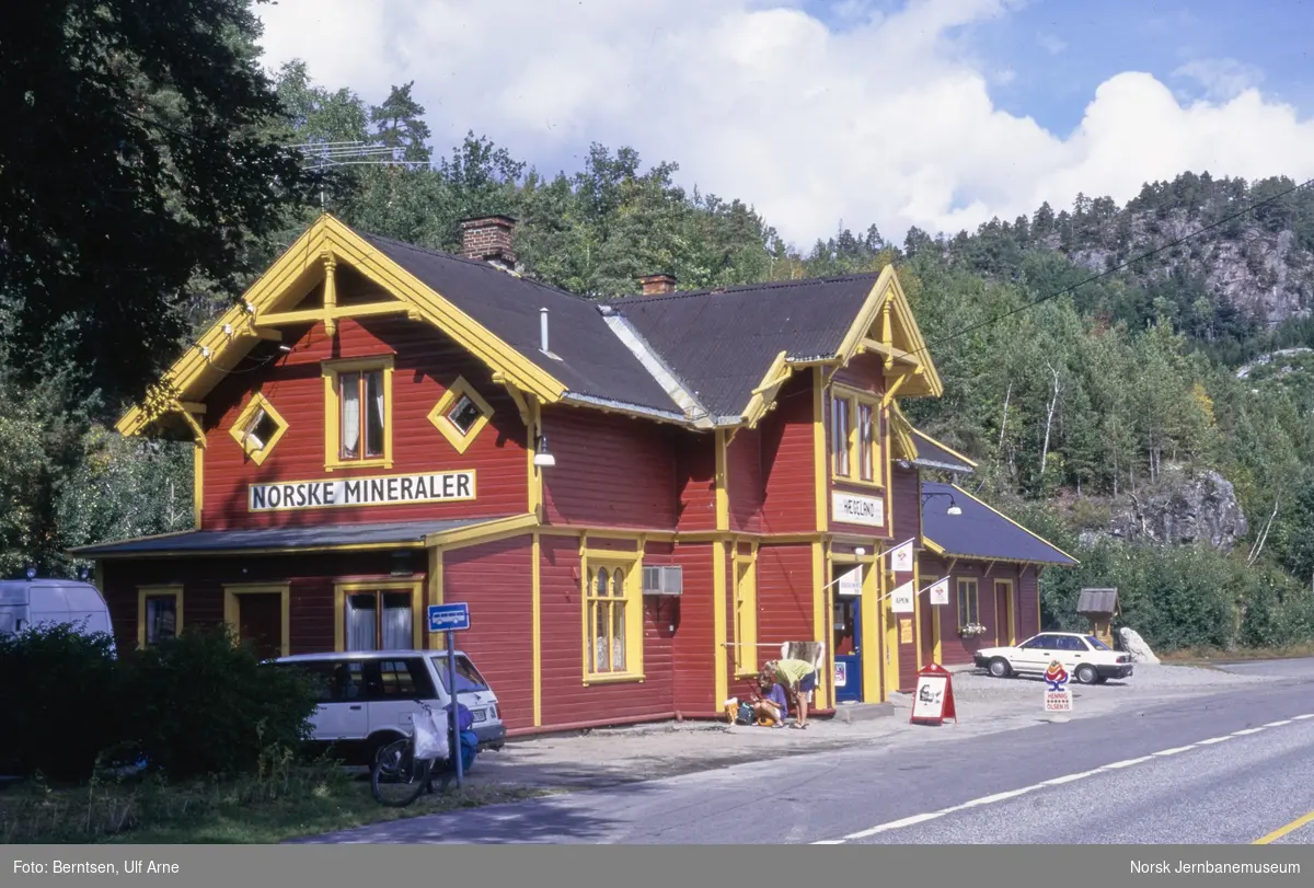 Hægeland stasjon på nedlagte Setesdalsbanen