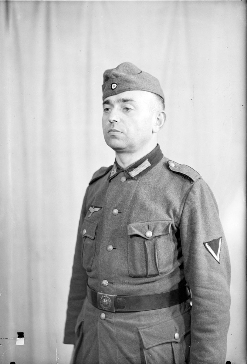 Portrett av tysk soldat