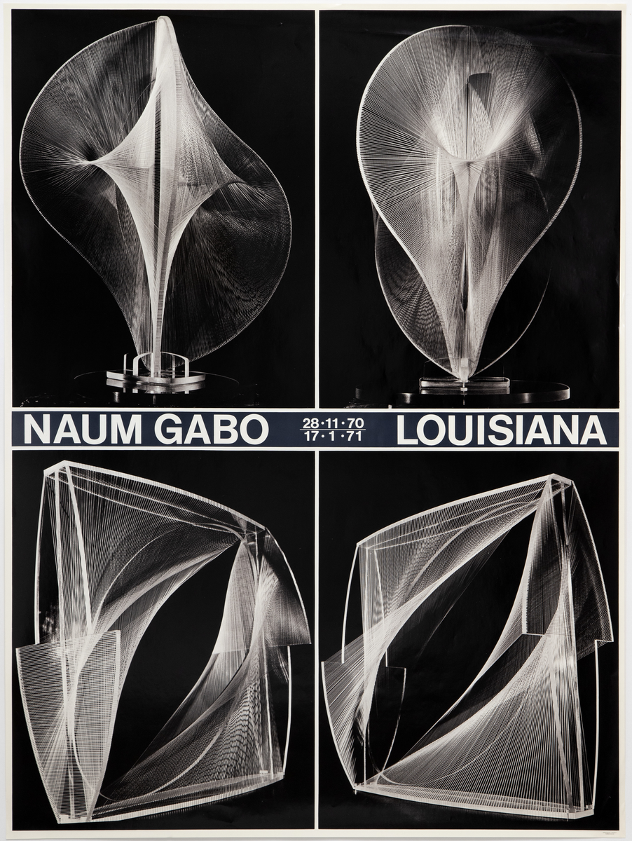 Naum Gabo [Utstillingsplakat]