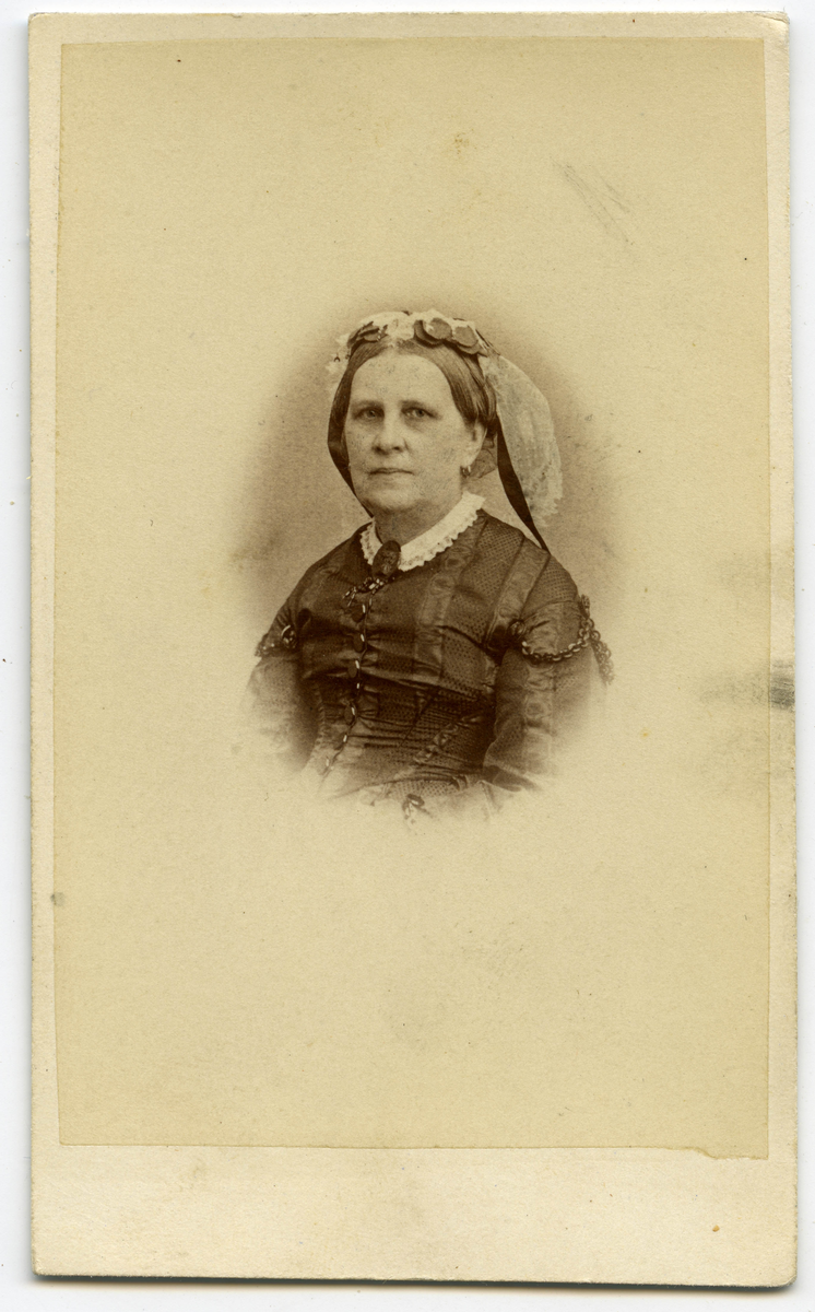 Porträtt på Fru Wilhemina Amalia Odelberg född Friesenheim.
