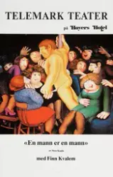 En mann er en mann (1984 Telemark Teater) [grafikk]