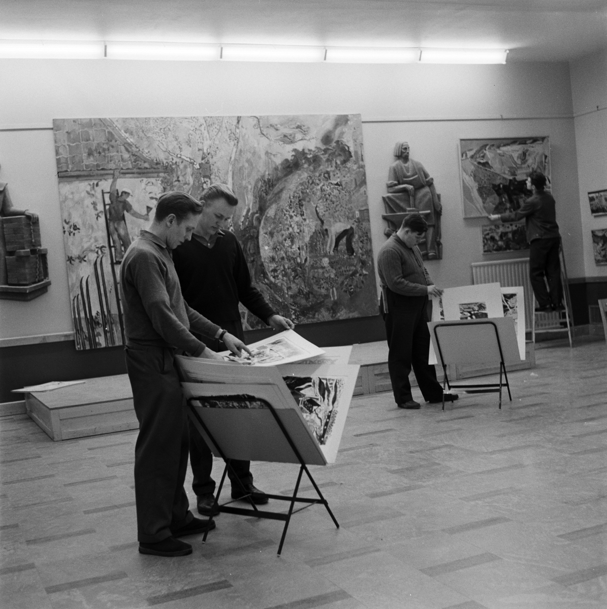 Konstutställning XyZ, Folkets hus Uppsala 1960
